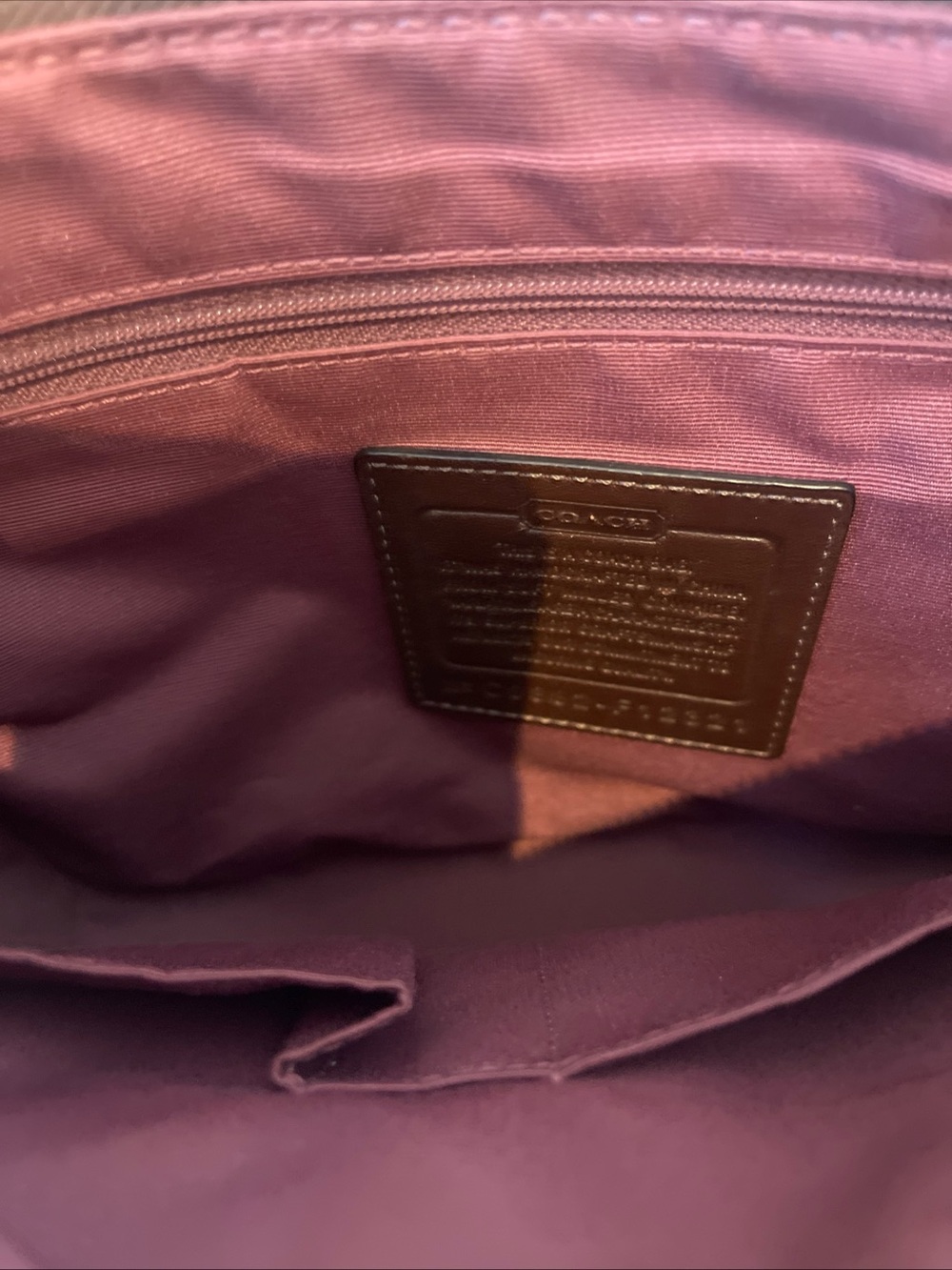 Coach Brown Leather Shoulder Bag - Picture 7 of 11